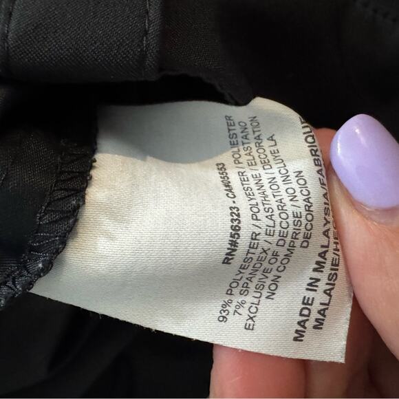 Nike Golf Dri-Fit Black Golf Skort Size 8 Length 17" - Picture 7 of 7